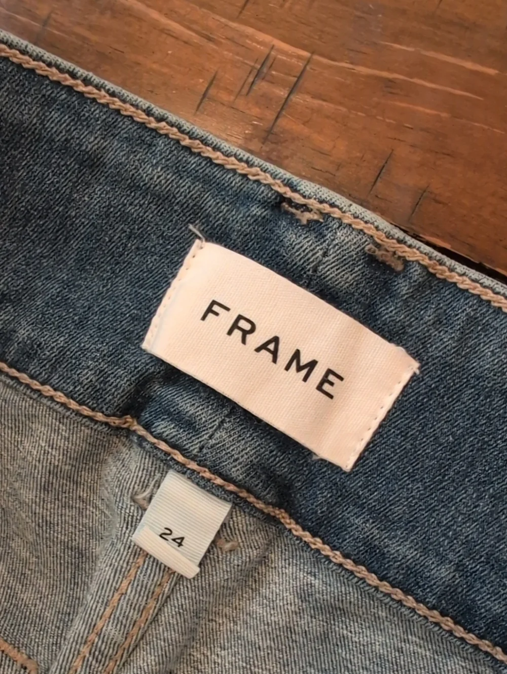 Frame Double Stitch Flare Jeans Merced